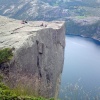 The walk to the Pulpit Rock